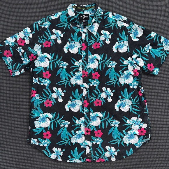 Marc Ecko Other - Marc Ecko Black Shirt with Floral Print